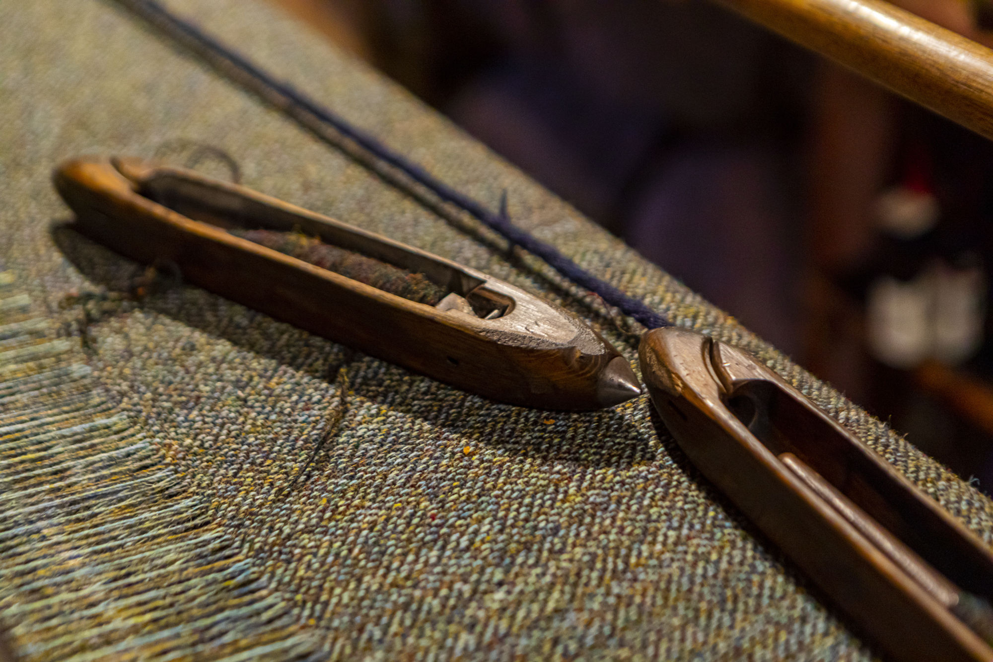 Schiffchen auf Tweed